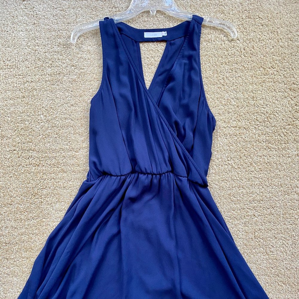 Lush Navy Blue Fit & Flare dress XL